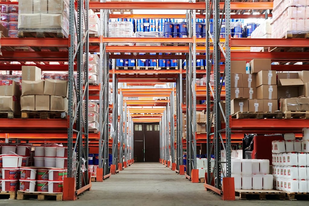 5S workplace organisation in factory